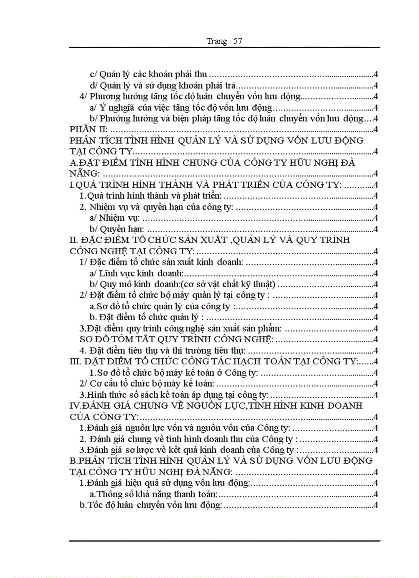 image for page Tài Phân tích tình hình quản lý và sử dụng vốn lưu động tại Công ty Hữu Nghị Đà Nẵng