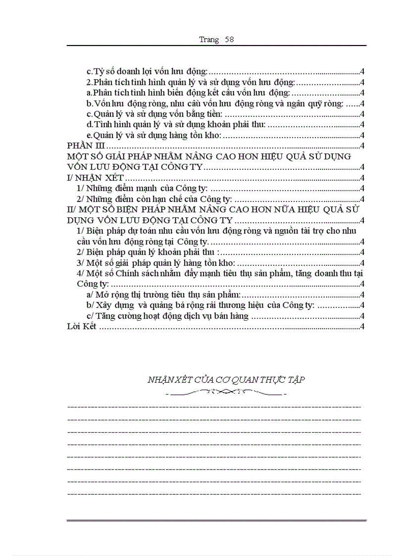 image for page Tài Phân tích tình hình quản lý và sử dụng vốn lưu động tại Công ty Hữu Nghị Đà Nẵng