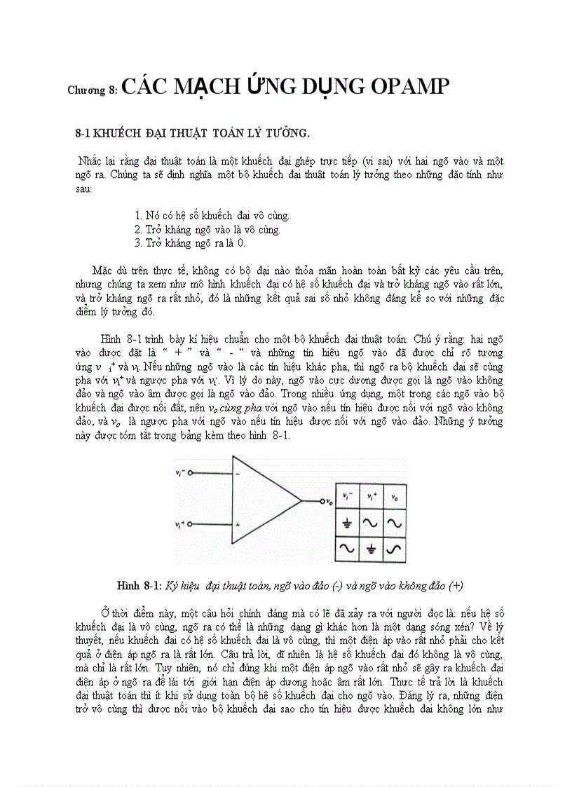 image for page Mạch ứng dụng OPAMP
