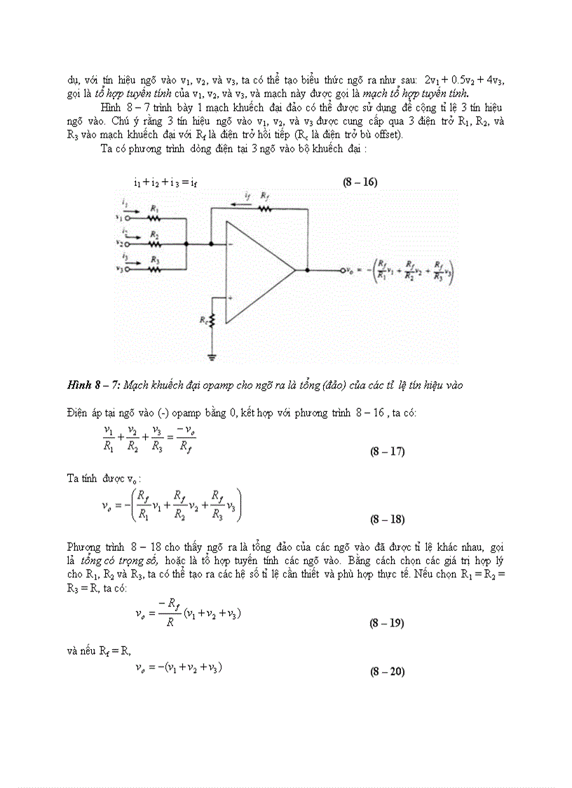 image for page Mạch ứng dụng OPAMP