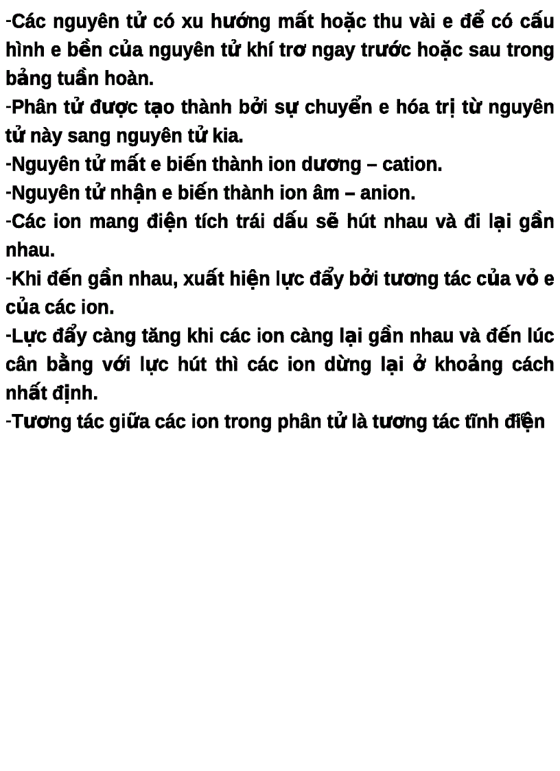 image for page Liên kết hóa học cấu tạo phân tử