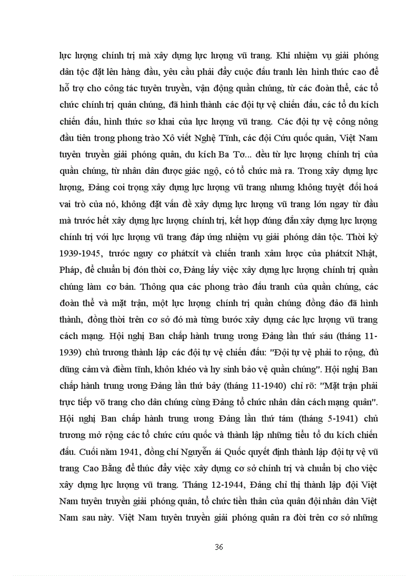 image for page Tầm quan trọng và những kinh nghiệm từ việc xây dựng lực lượng cách mạng đối với thắng lợi của cuộc cách mạng Tháng Tám 1945