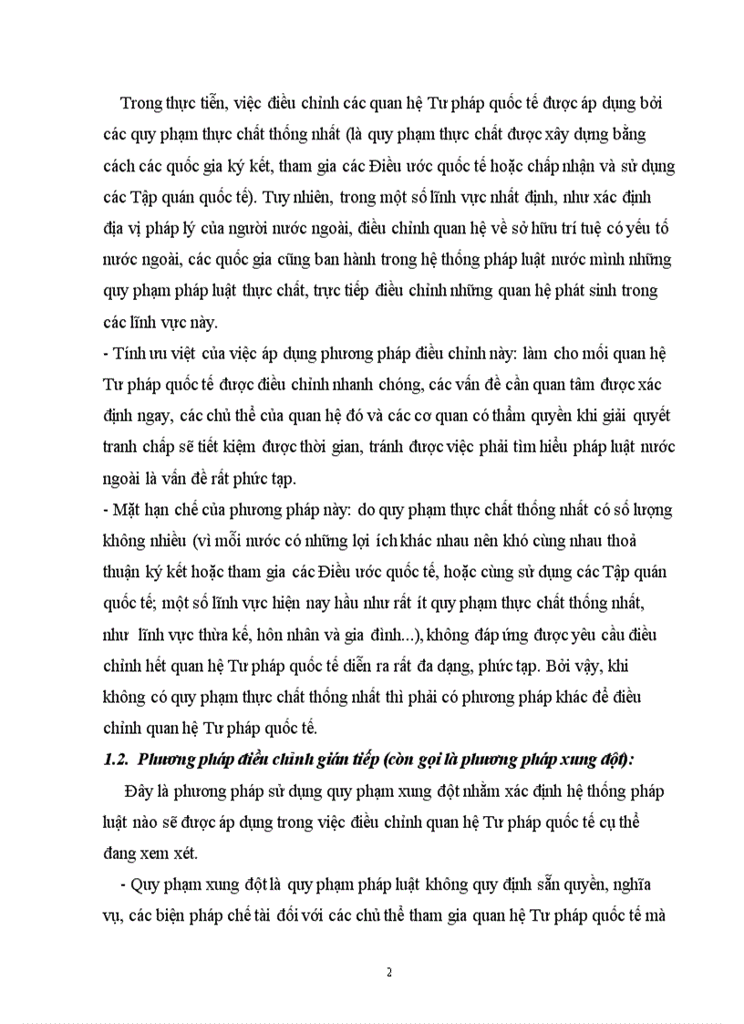 image for page Có những điểm gì đặc biệt trong các phương pháp điều chỉnh của tư pháp quốc tế