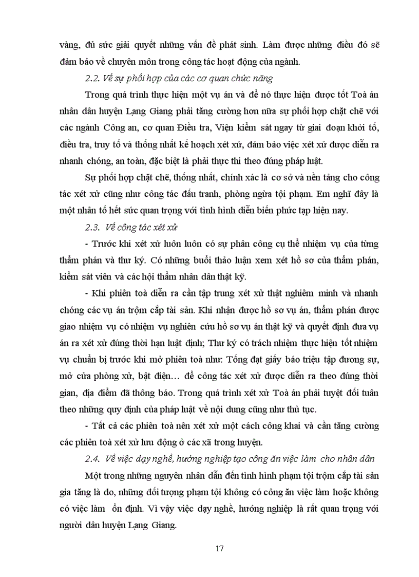 image for page Tội trộm cắp tài sản và thực tiễn xét xử tội phạm này tại địa phương