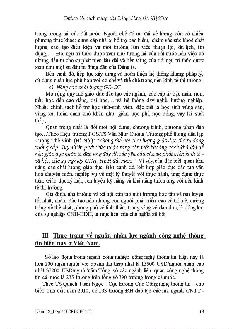 image for page Phát huy nguồn nhân lực trong sự nghiệp công nghiệp hóa hiện đại hóa nước ta hiện nay