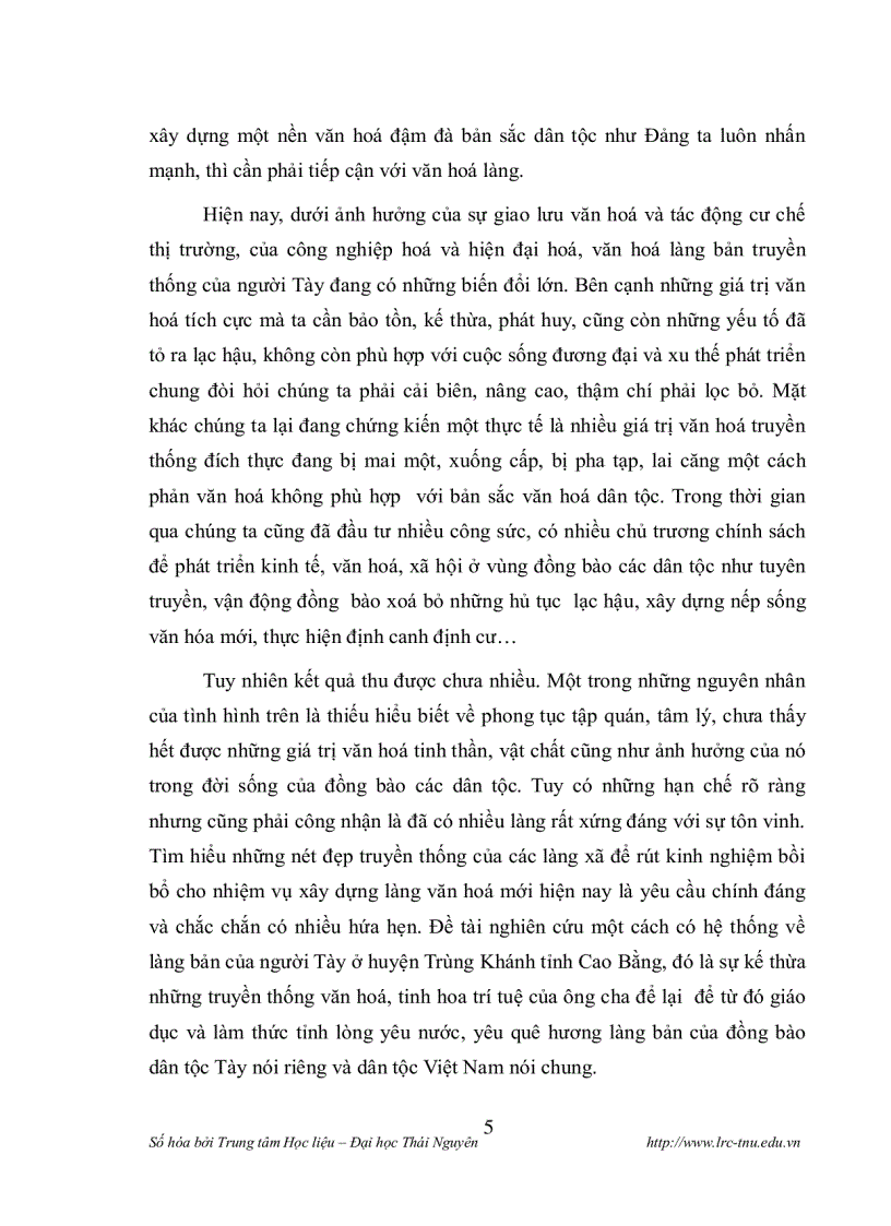image for page Làng bản của người tày ở huyện trùng khánh tỉnh cao bằng