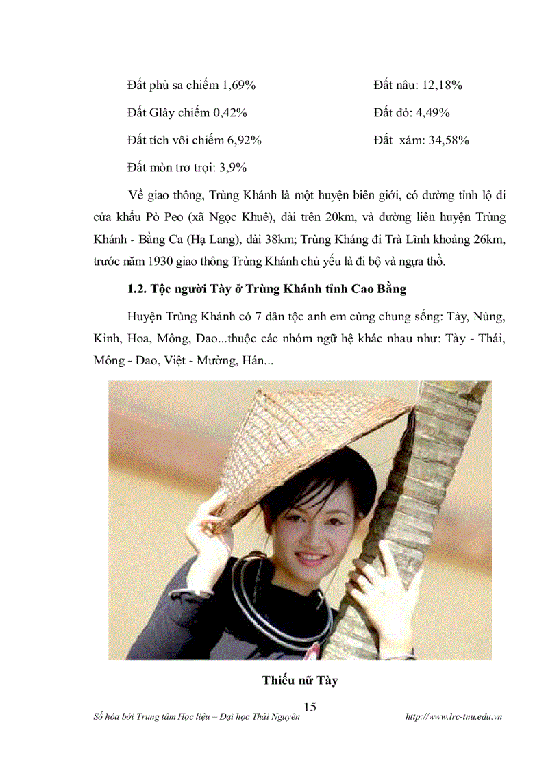 image for page Làng bản của người tày ở huyện trùng khánh tỉnh cao bằng