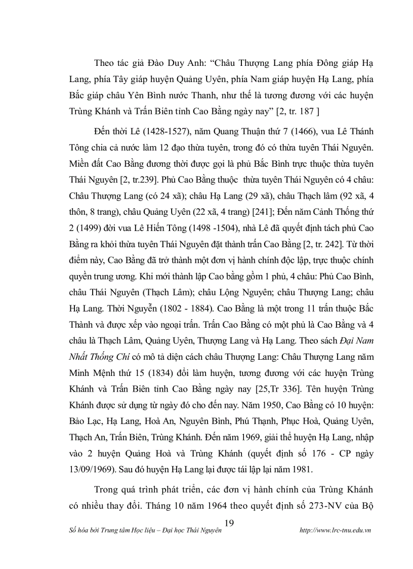 image for page Làng bản của người tày ở huyện trùng khánh tỉnh cao bằng