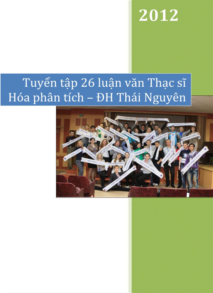 image for page Tuyển tập một số luận văn 26 LV Thạc sĩ Hóa phân tích của ĐH Thái Nguyên