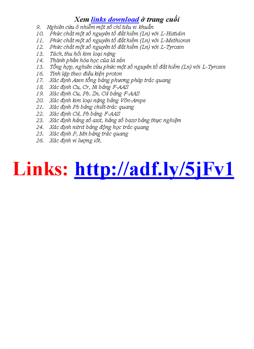 image for page Tuyển tập một số luận văn 26 LV Thạc sĩ Hóa phân tích của ĐH Thái Nguyên