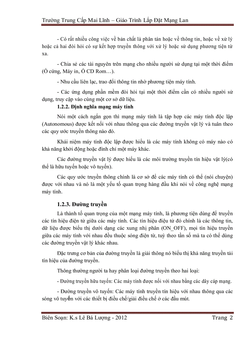 image for page Tài liệu LẮP ĐẶT MẠNG LAN