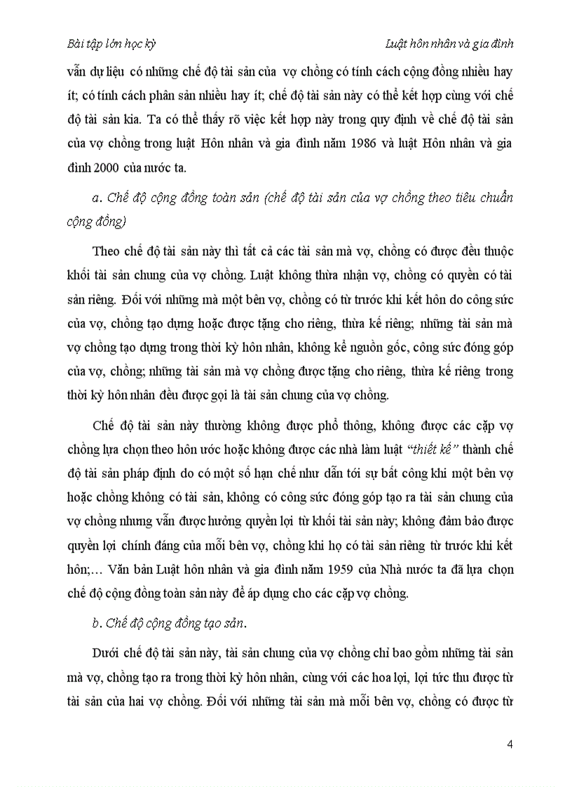 image for page Nêu và lý giải những điểm khác nhau giữa chế độ tài sản của vợ chồng theo Luật hôn nhân và gia đình năm 1959 Luật hôn nhân và gia đình năm 1986 và Luật hôn nhân và gia đình năm 2000