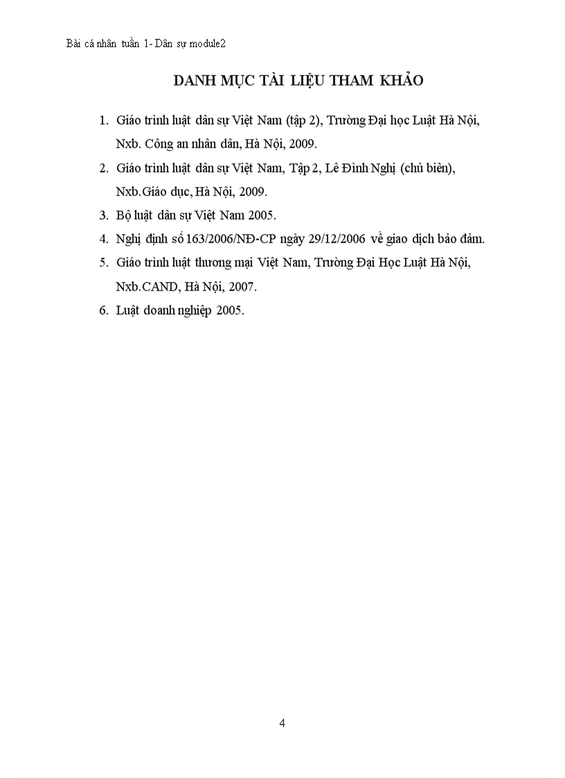 image for page Xây dựng một tình huống có đầy đủ các yếu tố của một quan hệ nghĩa vụ dân sự liên đới có đối tượng là tài sản để qua đó phân tích nội dung thực hiện nghĩa vụ liên đới