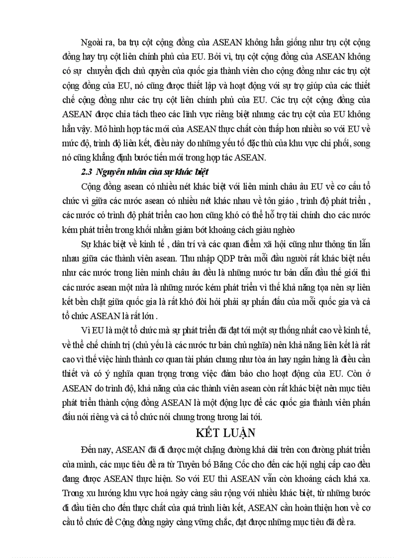 image for page Cơ cấu tổ chức của ASEAN phân tích bình luận so sánh
