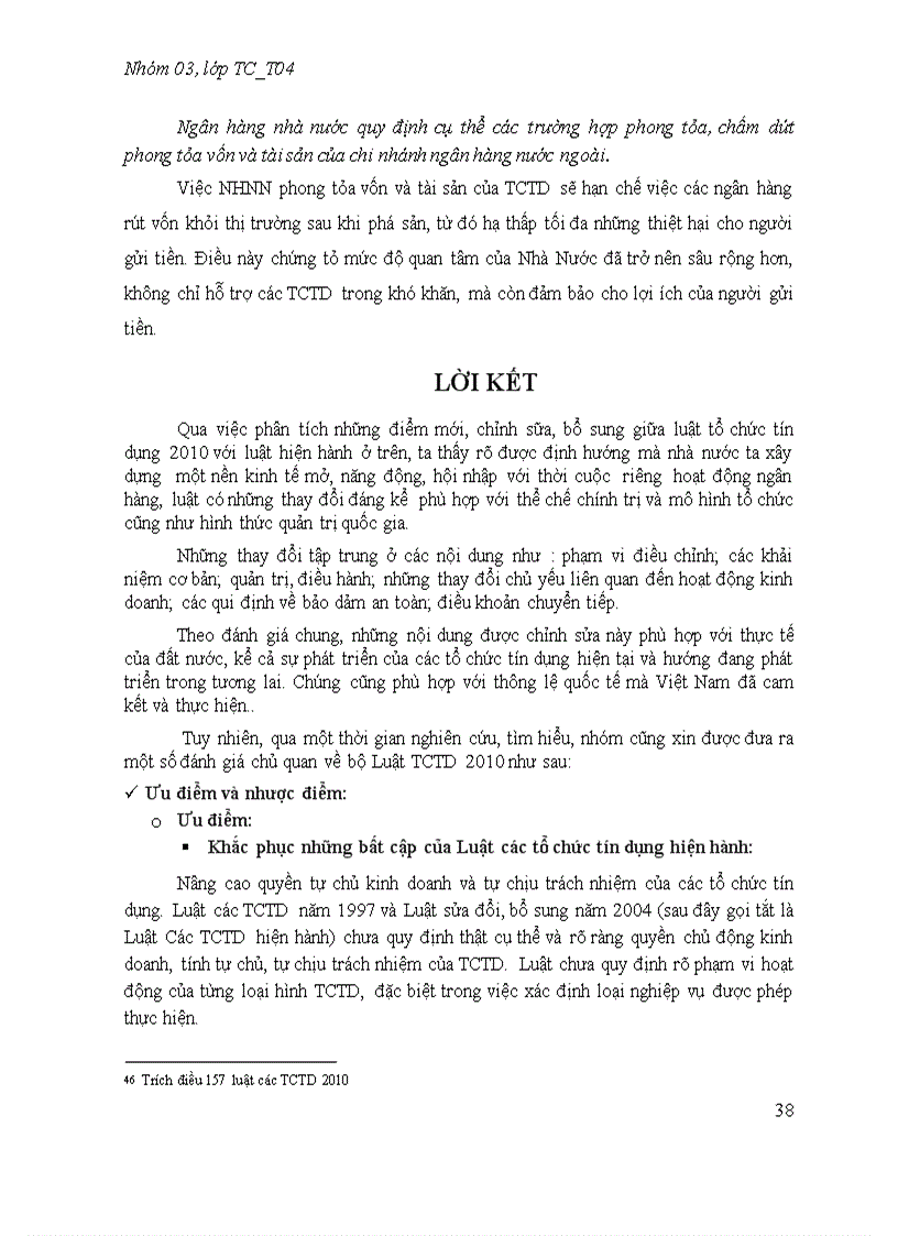 image for page Tìm hiểu những diểm mới của luận các tổ chức tín dụng 2010 so với 1997