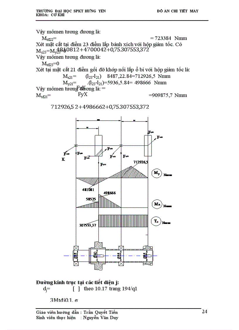 image for page Thiết kế hệ dẫn động băng tải gồm có hộp giảm tốc côn trụ và bộ truyền đa