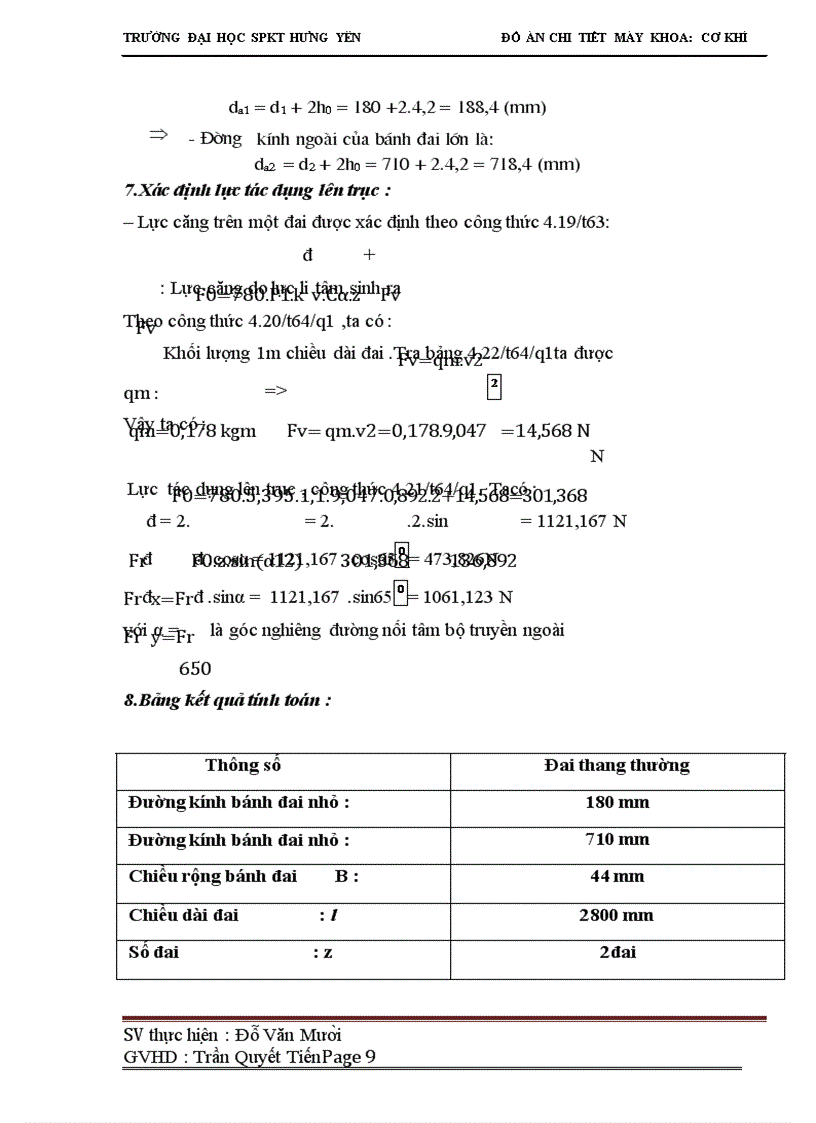 image for page Thiết kế hệ dẫn động băng tải gồm có hộp giảm tốc côn trụ và bộ truyền đa