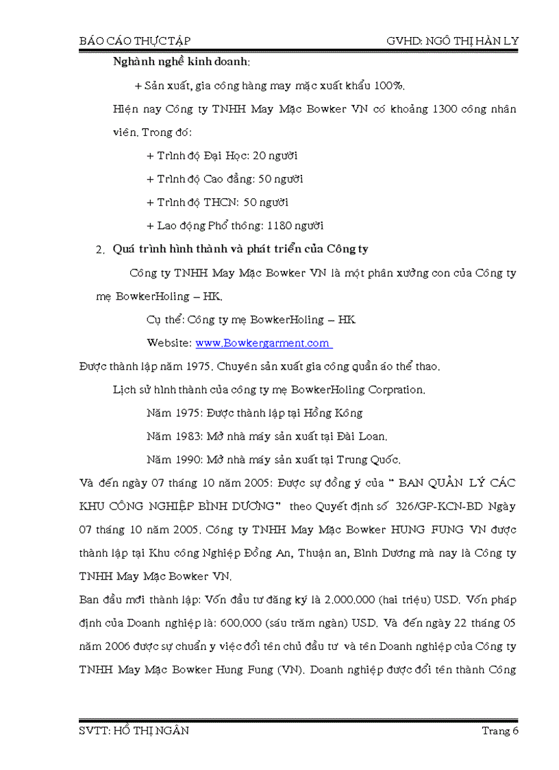 image for page Lương và các khoảng trích theo lương tại công ty TNHH may mặc Bower Việt Nam