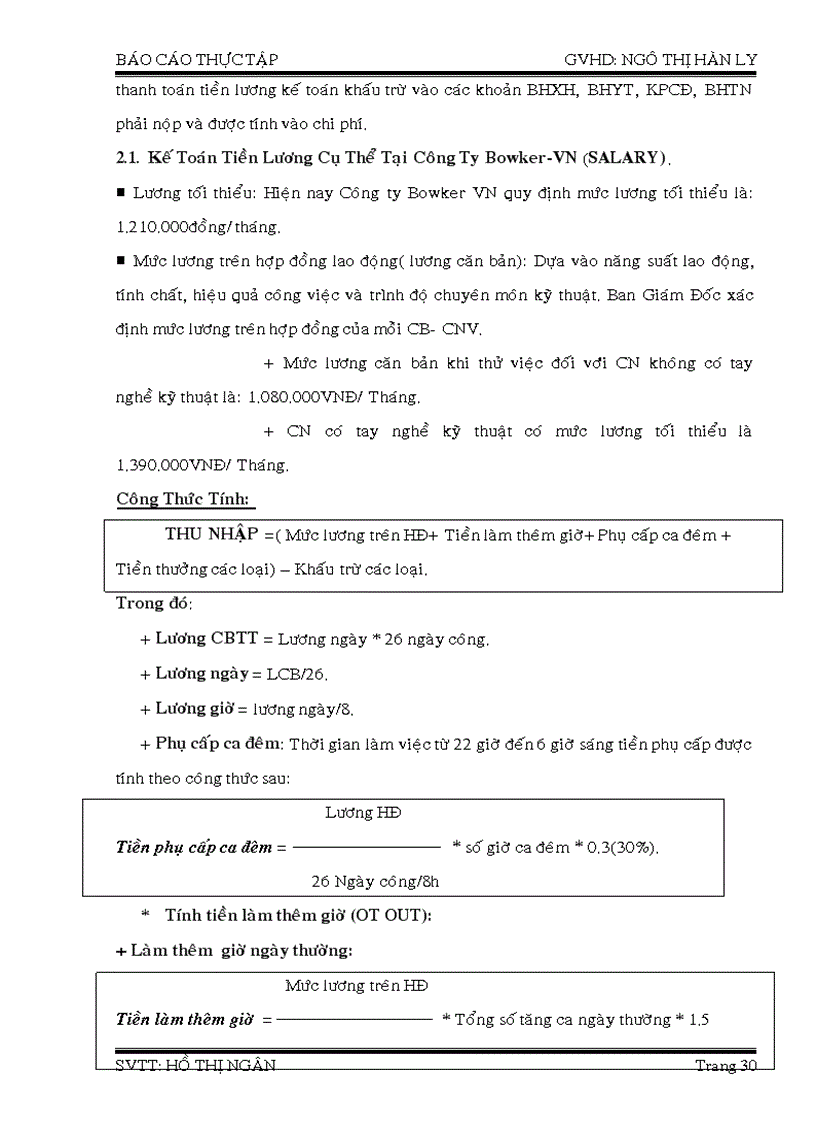 image for page Lương và các khoảng trích theo lương tại công ty TNHH may mặc Bower Việt Nam