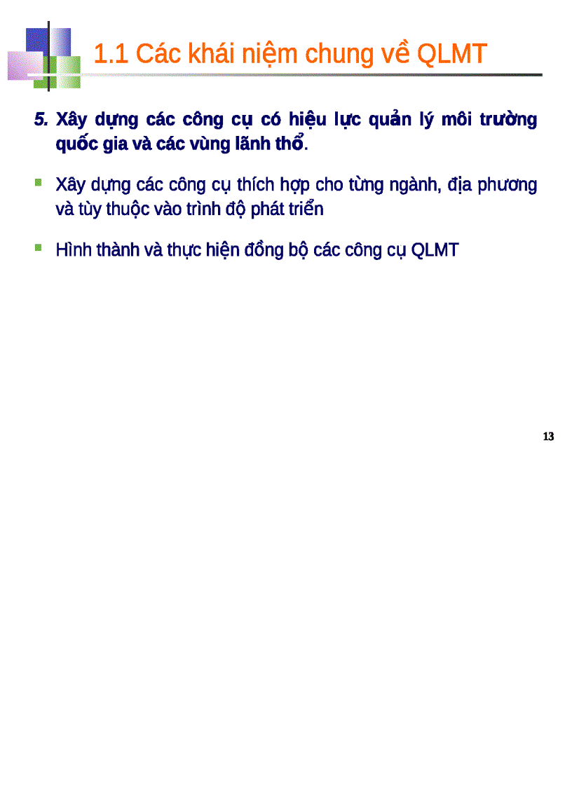 image for page Quản lý chất lượng môi trường