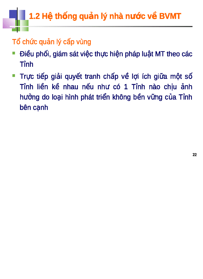 image for page Quản lý chất lượng môi trường