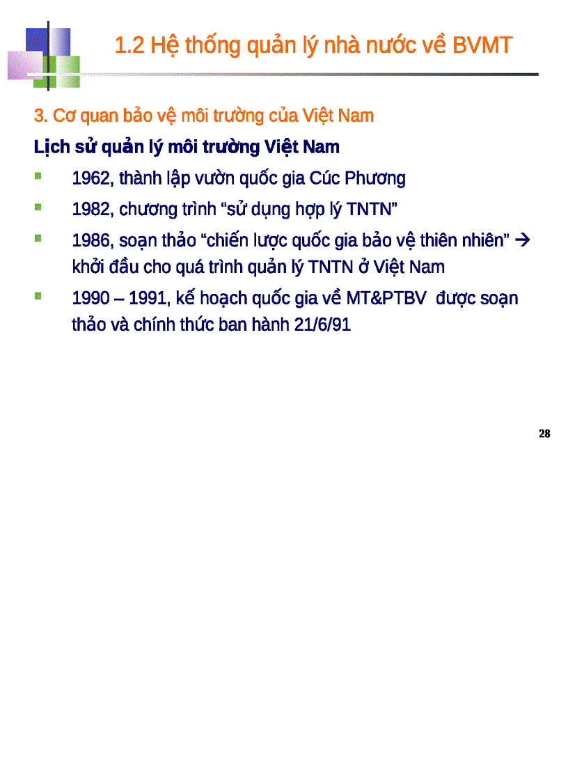 image for page Quản lý chất lượng môi trường