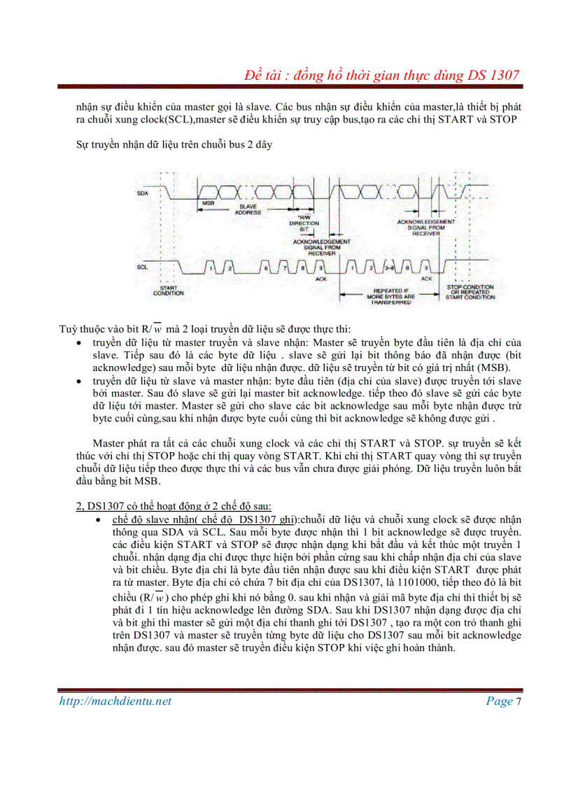 image for page Đồng hồ thời gian thực DS1307 PIC16F877A