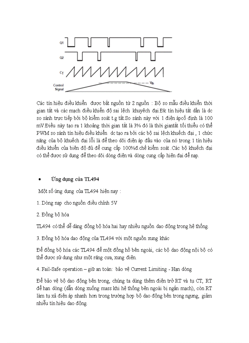 image for page Báo cáo Ứng dụng TL494 thiết kế mạch DC DC Buck converter DHBKHN