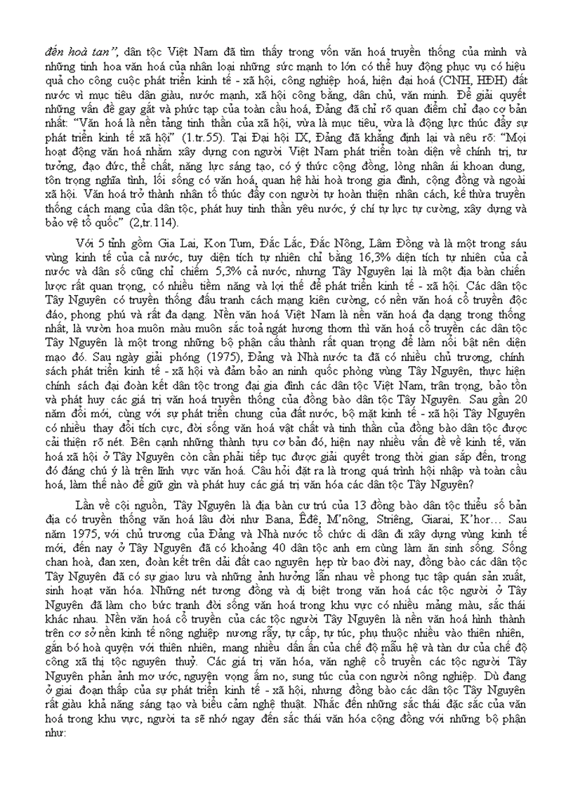 image for page Giữ gìn và phát huy bản sắc văn hoá các dân tộc tây nguyên trước bối cảnh toàn cầu hoá