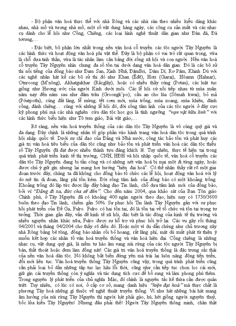 image for page Giữ gìn và phát huy bản sắc văn hoá các dân tộc tây nguyên trước bối cảnh toàn cầu hoá
