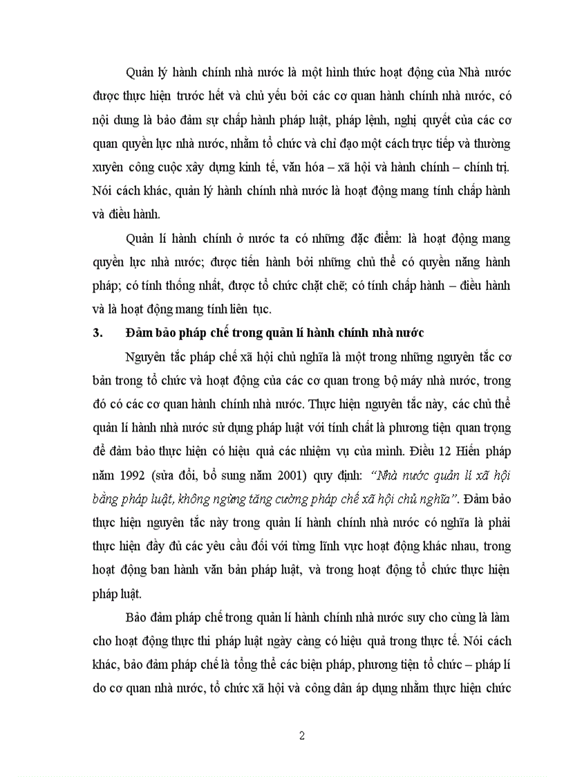 Phân tích vai trò của các cơ quan hành chính nhà nước đối với việc đảm bảo pháp chế trong quản lí hành chính nhà nước