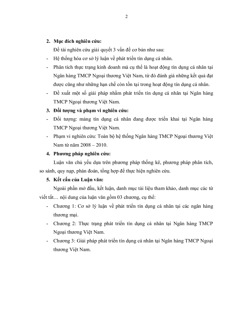 image for page Giải pháp phát triển tín dụng cá nhân tại ngân hàng tmcp ngoại thương việt nam