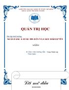 Quản trị khủng hoảng Ngân hàng á châu tin đồn và cách giải quyết