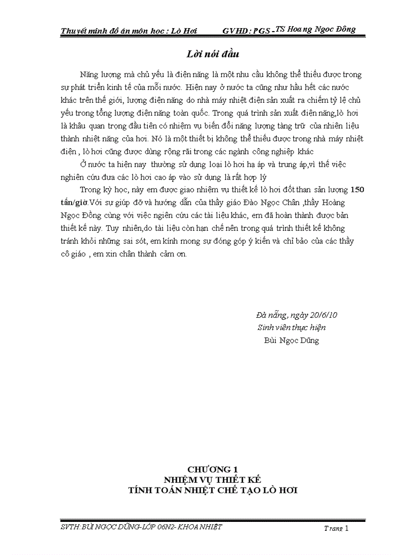 image for page Thiết kế lò hơi đốt than sản lượng 150T h Kèm bản vẽ