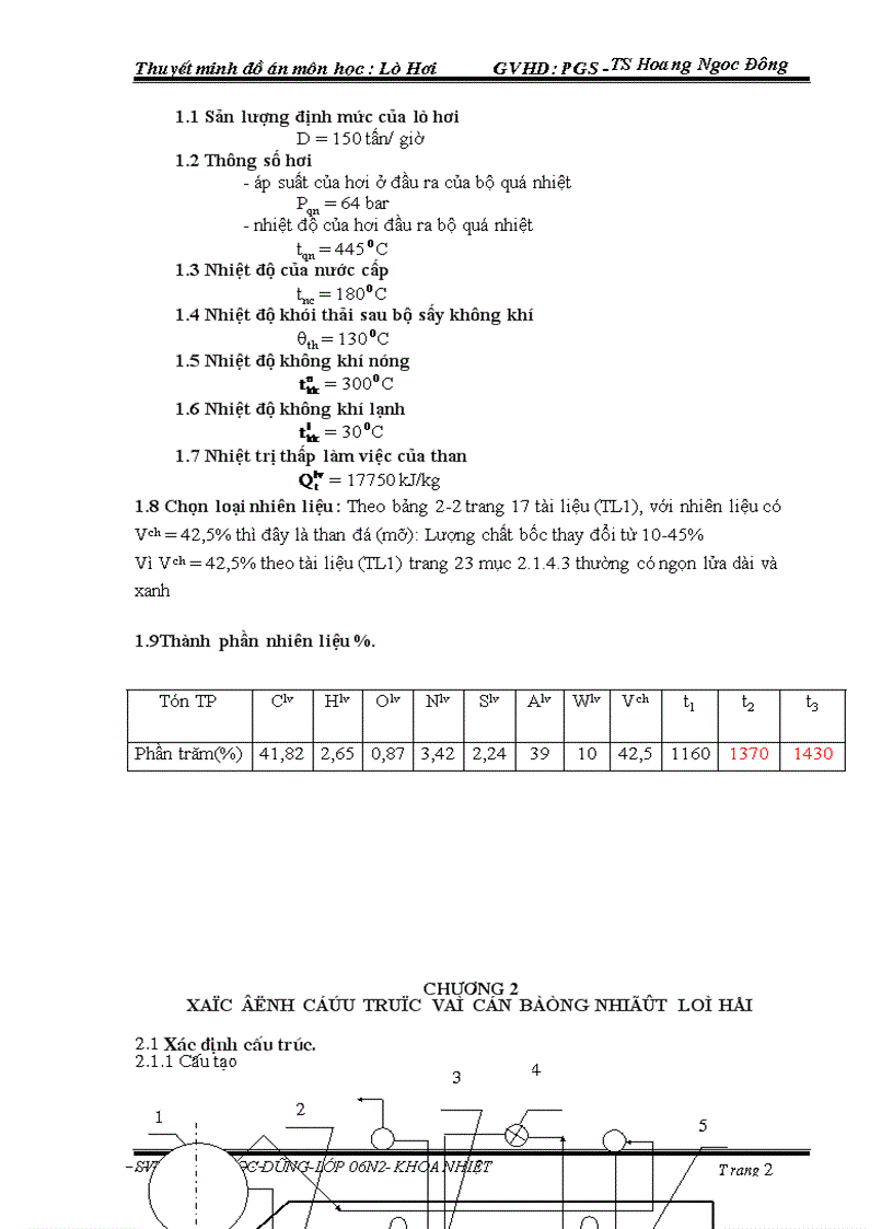 image for page Thiết kế lò hơi đốt than sản lượng 150T h Kèm bản vẽ