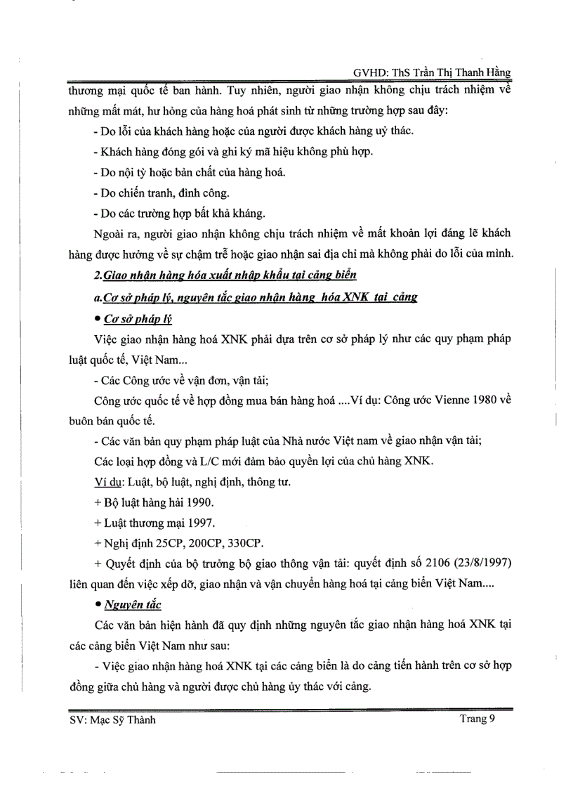 image for page Tìm hiểu quy trình giao nhận hàng hoá xuất nhập khẩu bằng đường biển và đề xuất giải pháp nâng cao hiệu quả kinh doanh tại Fruit And Green