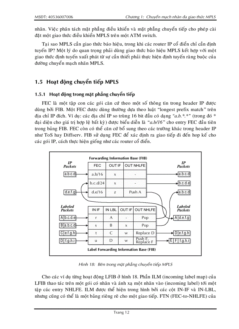 image for page Luận văn về định tuyến và gán bước sóng trong mạng quang sử dụng công nghệ GMPLS