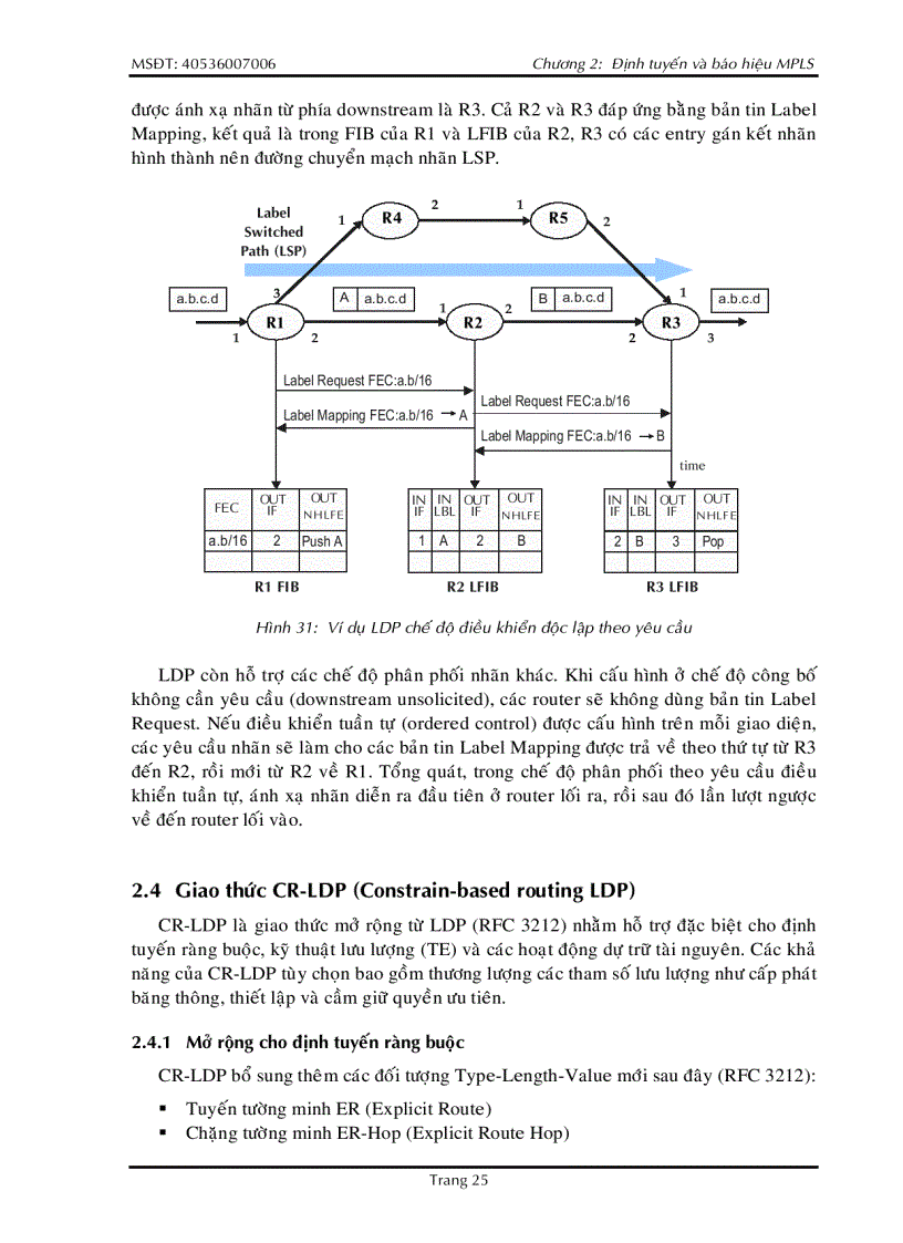 image for page Luận văn về định tuyến và gán bước sóng trong mạng quang sử dụng công nghệ GMPLS