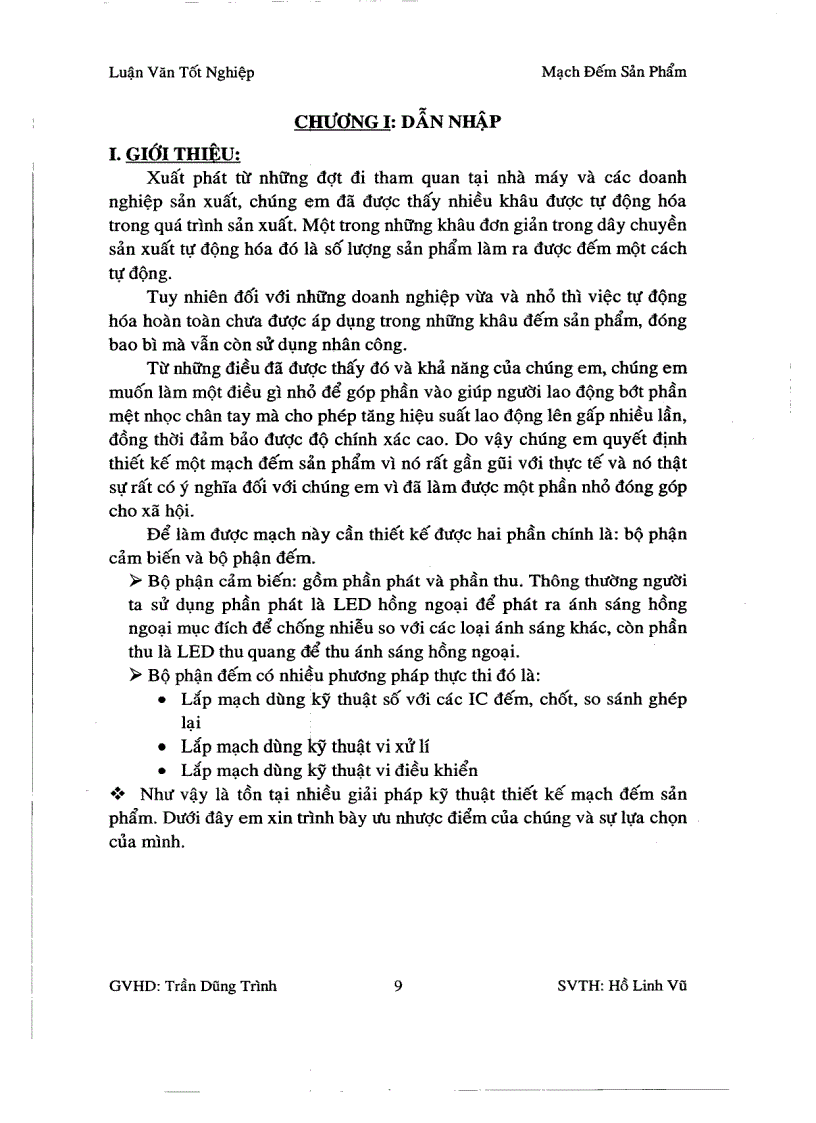 image for page Thiết kế và thi công mạch đếm sản phẩm dùng vi điều khiển 89C5
