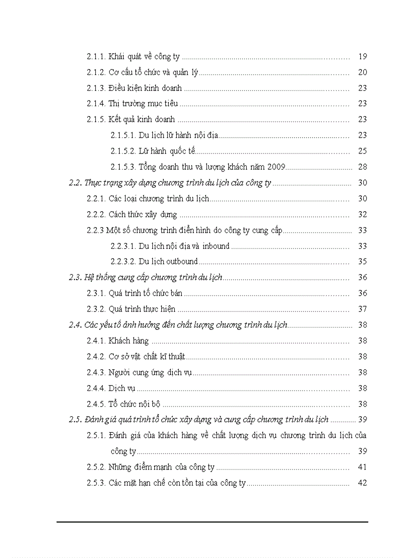 image for page Thực trạng và các giải pháp nhằm nâng cao chất lượng dịch vụ chương trình du lịch tại Công ty thương mại và dịch vụ du lịch Thiên Hà Esy Esyways Travel doc