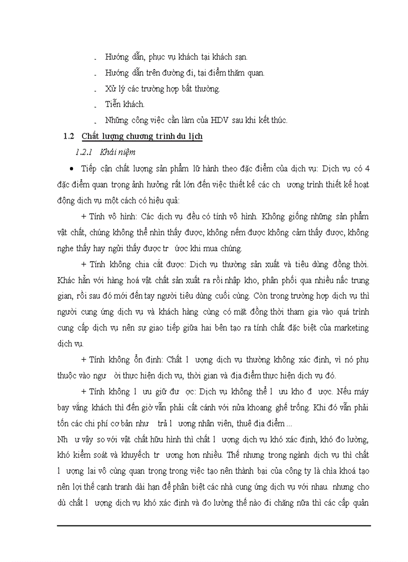 image for page Thực trạng và các giải pháp nhằm nâng cao chất lượng dịch vụ chương trình du lịch tại Công ty thương mại và dịch vụ du lịch Thiên Hà Esy Esyways Travel doc