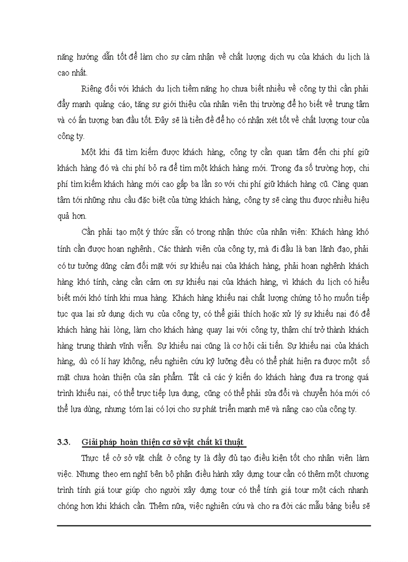 image for page Thực trạng và các giải pháp nhằm nâng cao chất lượng dịch vụ chương trình du lịch tại Công ty thương mại và dịch vụ du lịch Thiên Hà Esy Esyways Travel doc