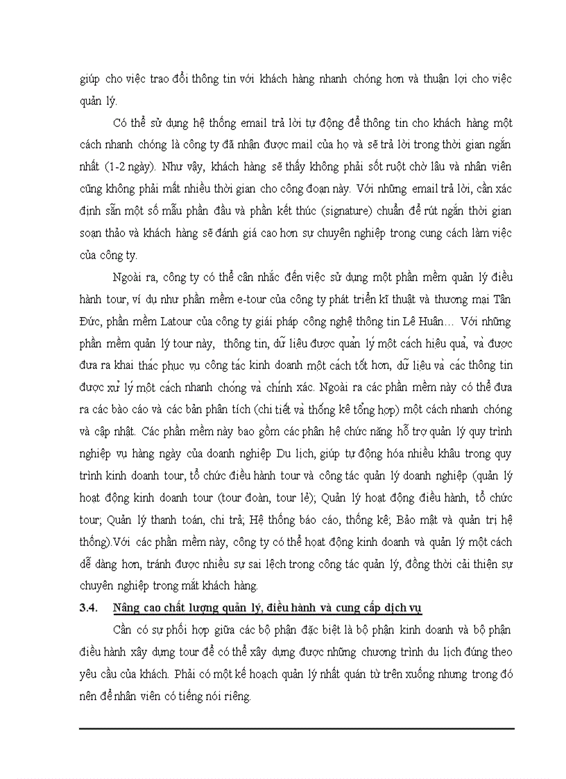 image for page Thực trạng và các giải pháp nhằm nâng cao chất lượng dịch vụ chương trình du lịch tại Công ty thương mại và dịch vụ du lịch Thiên Hà Esy Esyways Travel doc
