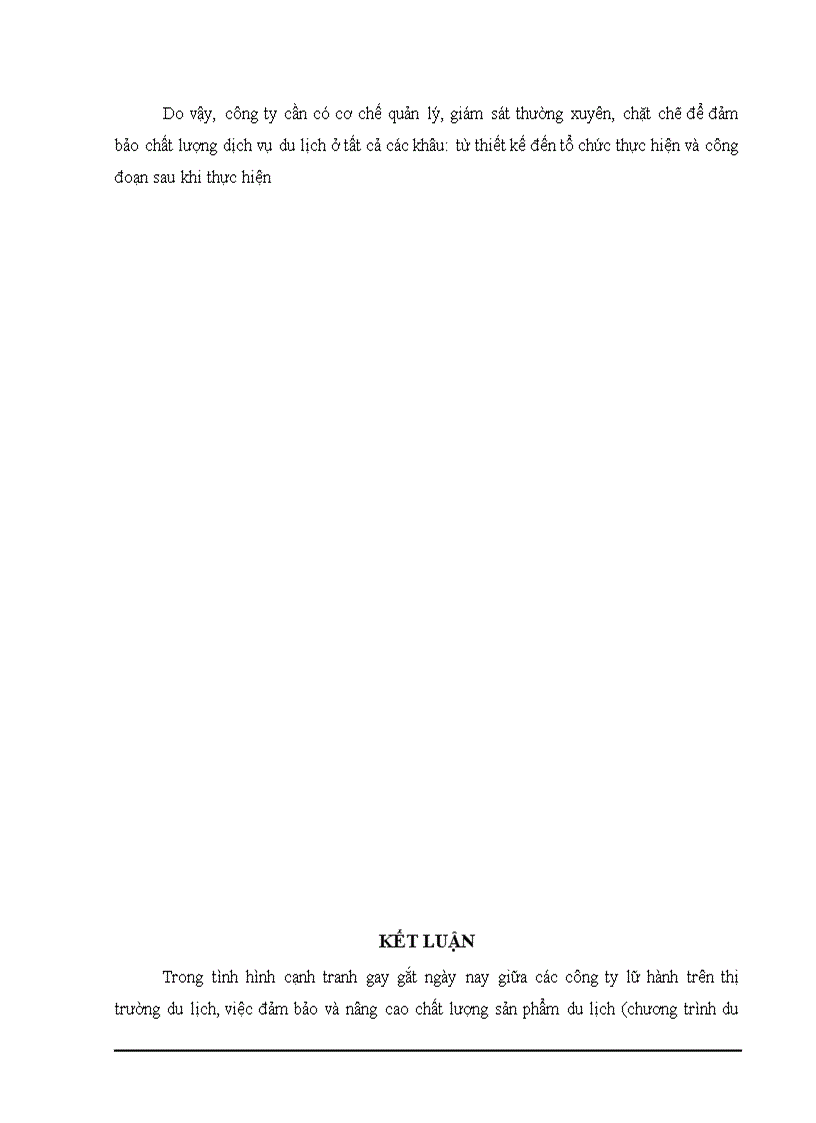 image for page Thực trạng và các giải pháp nhằm nâng cao chất lượng dịch vụ chương trình du lịch tại Công ty thương mại và dịch vụ du lịch Thiên Hà Esy Esyways Travel doc