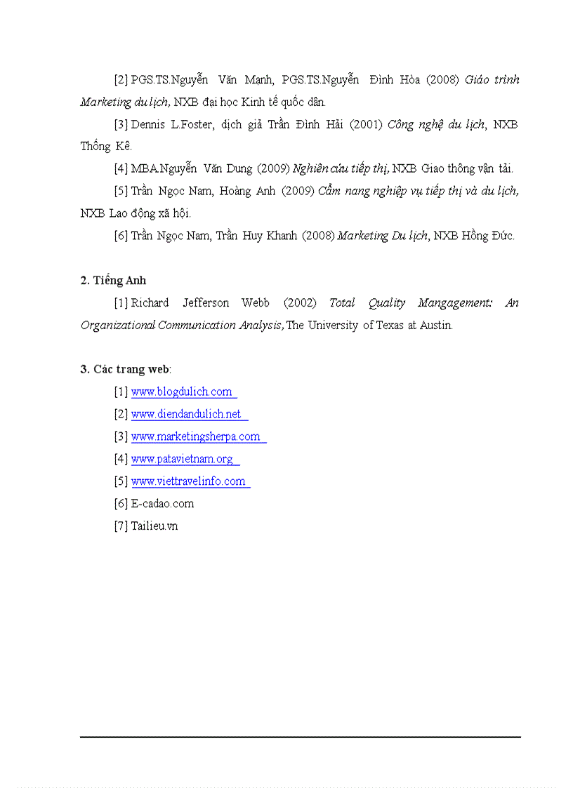 image for page Thực trạng và các giải pháp nhằm nâng cao chất lượng dịch vụ chương trình du lịch tại Công ty thương mại và dịch vụ du lịch Thiên Hà Esy Esyways Travel doc