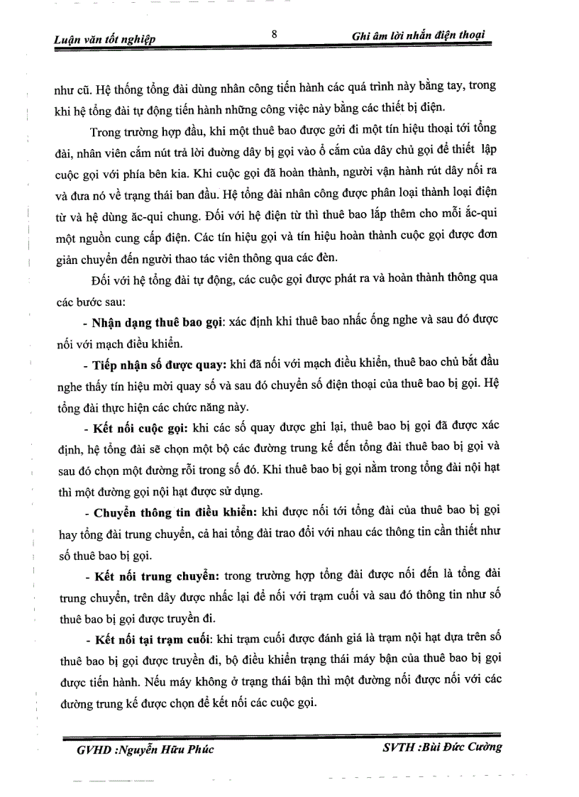 image for page Thiết kế và thi công mạch Ghi âm lời nhắn điện thoại