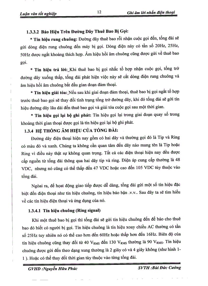 image for page Thiết kế và thi công mạch Ghi âm lời nhắn điện thoại