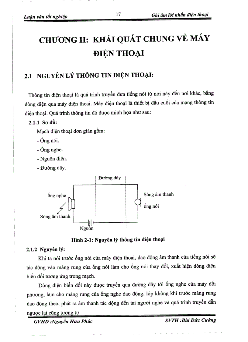image for page Thiết kế và thi công mạch Ghi âm lời nhắn điện thoại