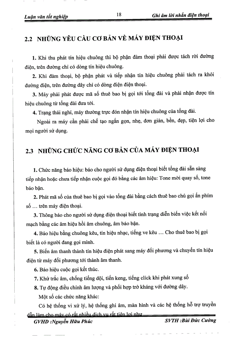 image for page Thiết kế và thi công mạch Ghi âm lời nhắn điện thoại