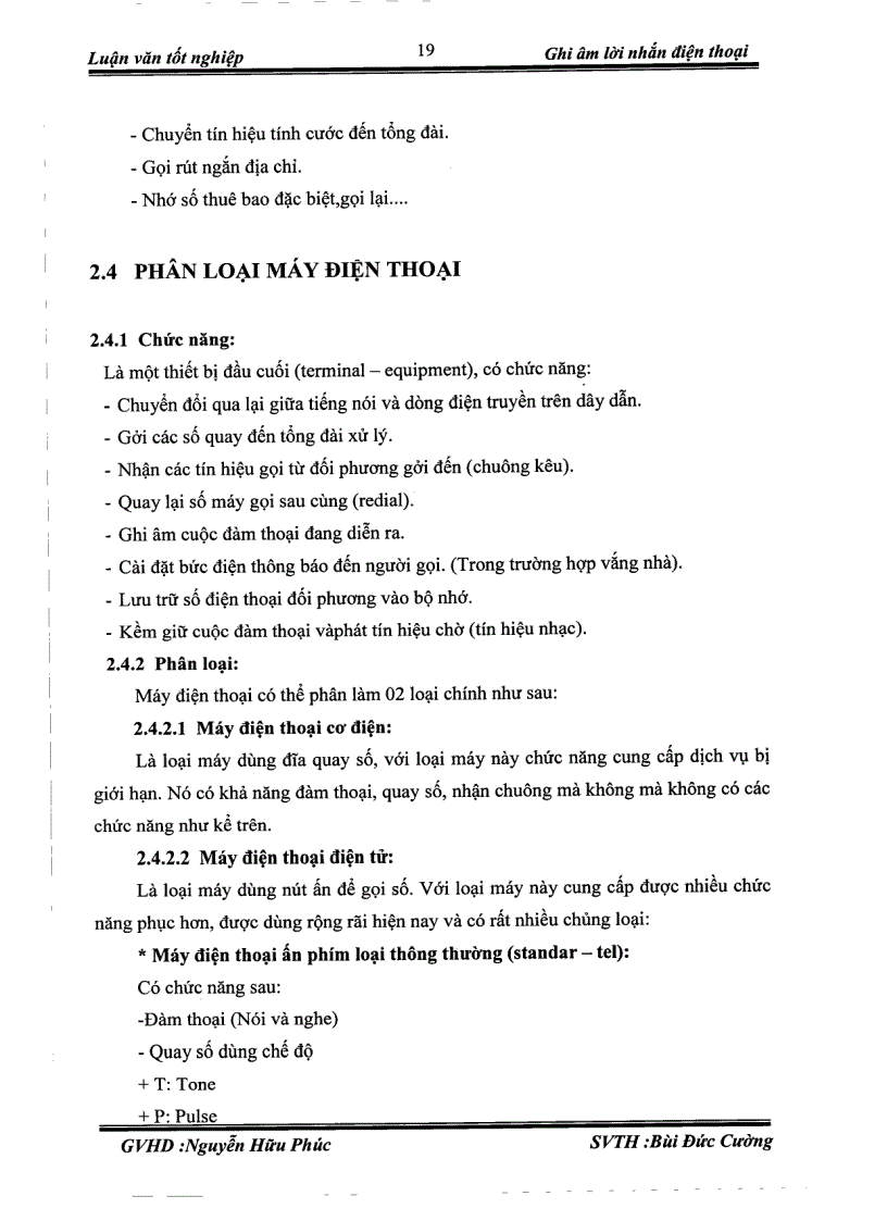 image for page Thiết kế và thi công mạch Ghi âm lời nhắn điện thoại